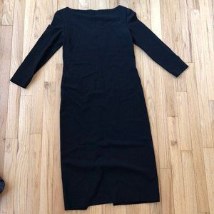 Ralph Lauren Long 3/4 Sleeve Black Dress